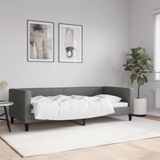 Letto da Giorno Grigio 90x200 cm in Tessutocod mxl 70648