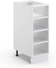 Mobiletto bagno Fame-Line, Bianco, 30 x 82 cm senza piano di lavoro, per la conservazione di articoli da bagno e prodotti per la pulizia