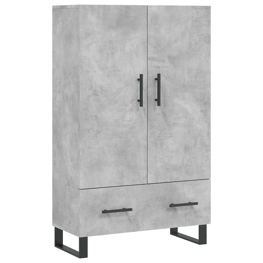 Credenza Grigio Cemento 69,5x31x115 cm in Legno Multistratocod mxl 127950