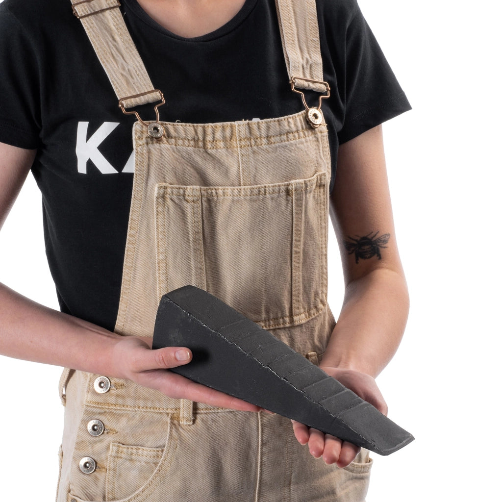 Cuneo forgiato KADAX per spaccare la legna, spaccare la legna da ardere, spaccalegna in acciaio resistente da 4 kg