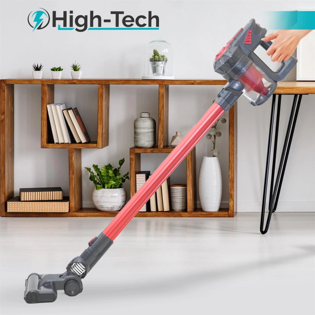 HIGH-TECH ASPIRAPOLVERE MULTI CICLONICO WIRELESS DA 120 W CON BATTERIA A LITHIO