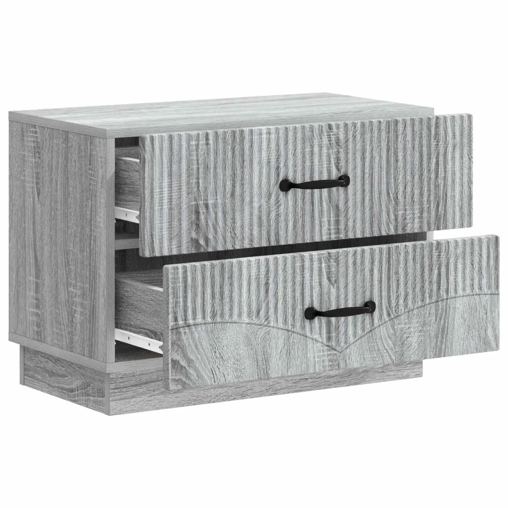 Armadio da Notte Grigio Sonoma 62 x 34,5 x 44,5 cm 895241