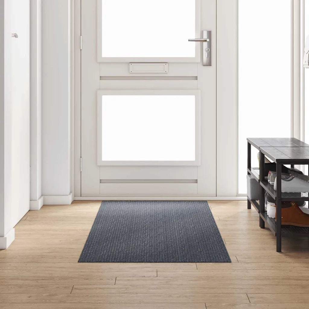 Runner in Moquette Grigio 80 x 250 cm Tessuto