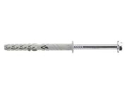 TASSELLO IN NYLON PROLUNGATO CON VITE TESTA ESAGONALE T66/V- - ø mm.10x80 - 50 pezzi ELEMATIC