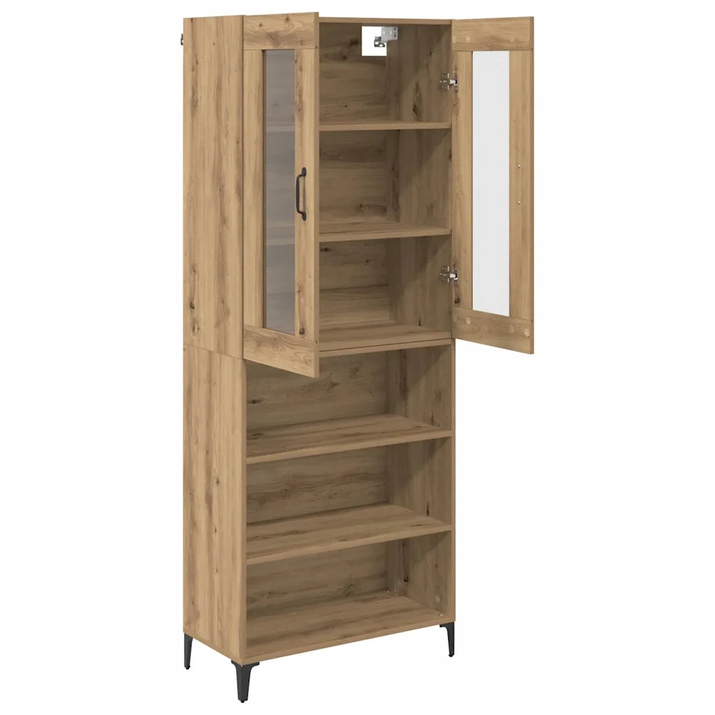 Credenza | Madia | Buffet da pranzo | Armadio da pranzo Rovere artigianale 69,5 x 34 x 180 cm