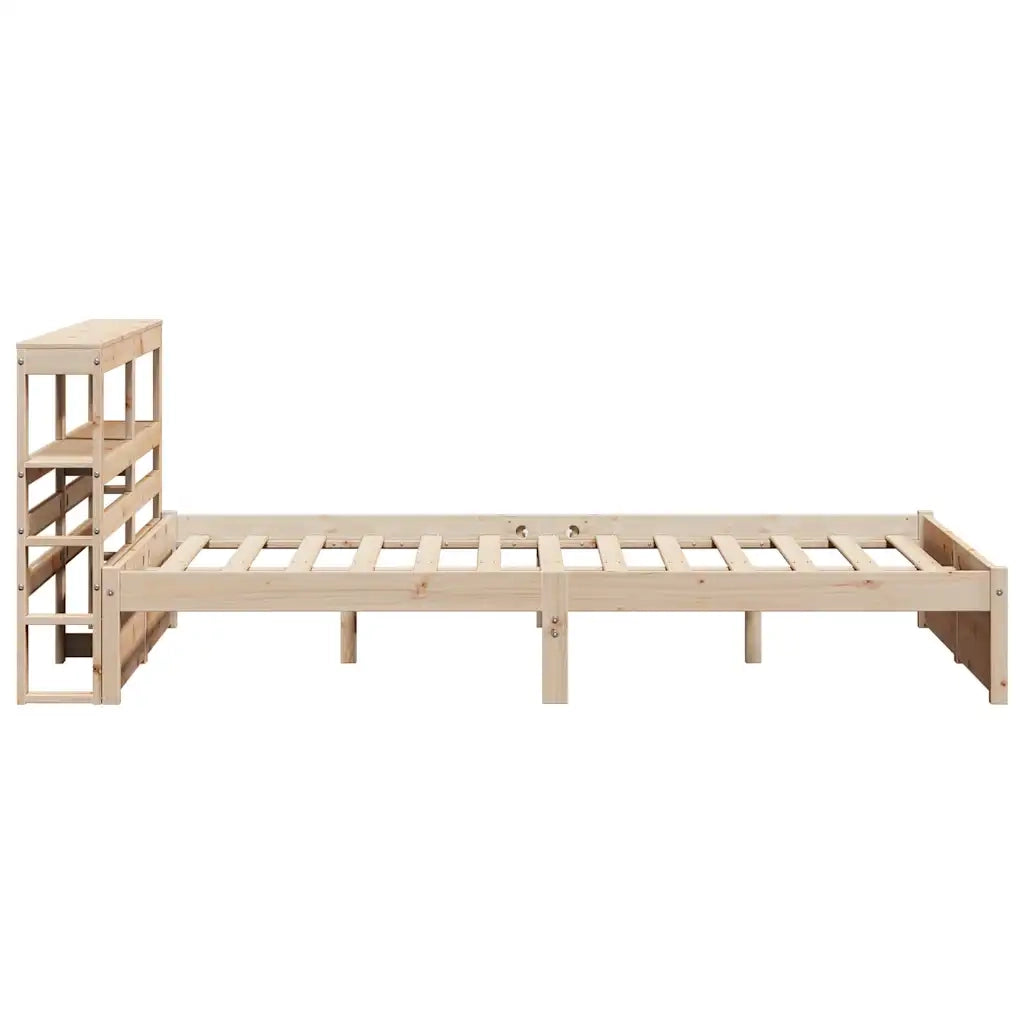 Giroletto con Testiera 150x200 cm in Legno Massello di Pino
