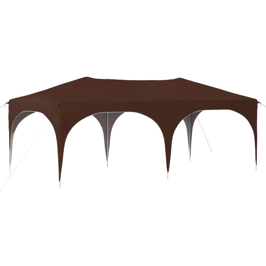 Tenda per feste a pop-up 575 x 288 x 245 cm Marrone