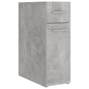 Mobiletto da farmacia pratico contenitore 20 x 45,5 x 60 cm legno grigio cemento 02_0047788