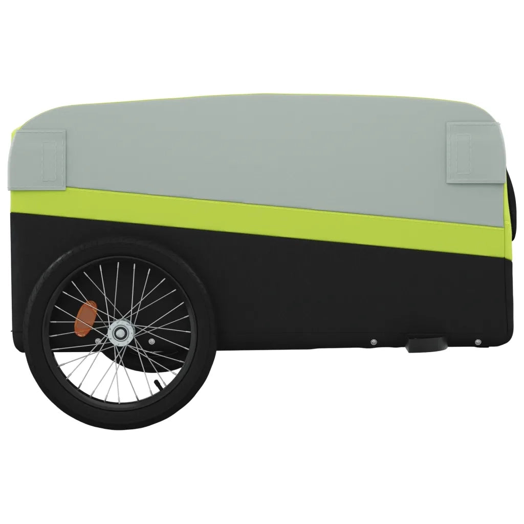 Rimorchio da Bici Nero e Verde 45 kg in Ferro CFW3047604
