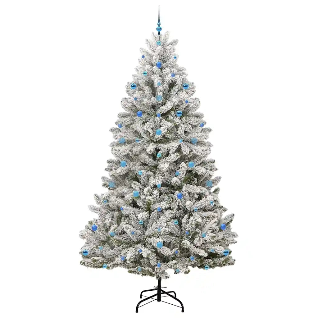 Albero di Natale artificiale con 300 LED Verde e Bianco 270 cm