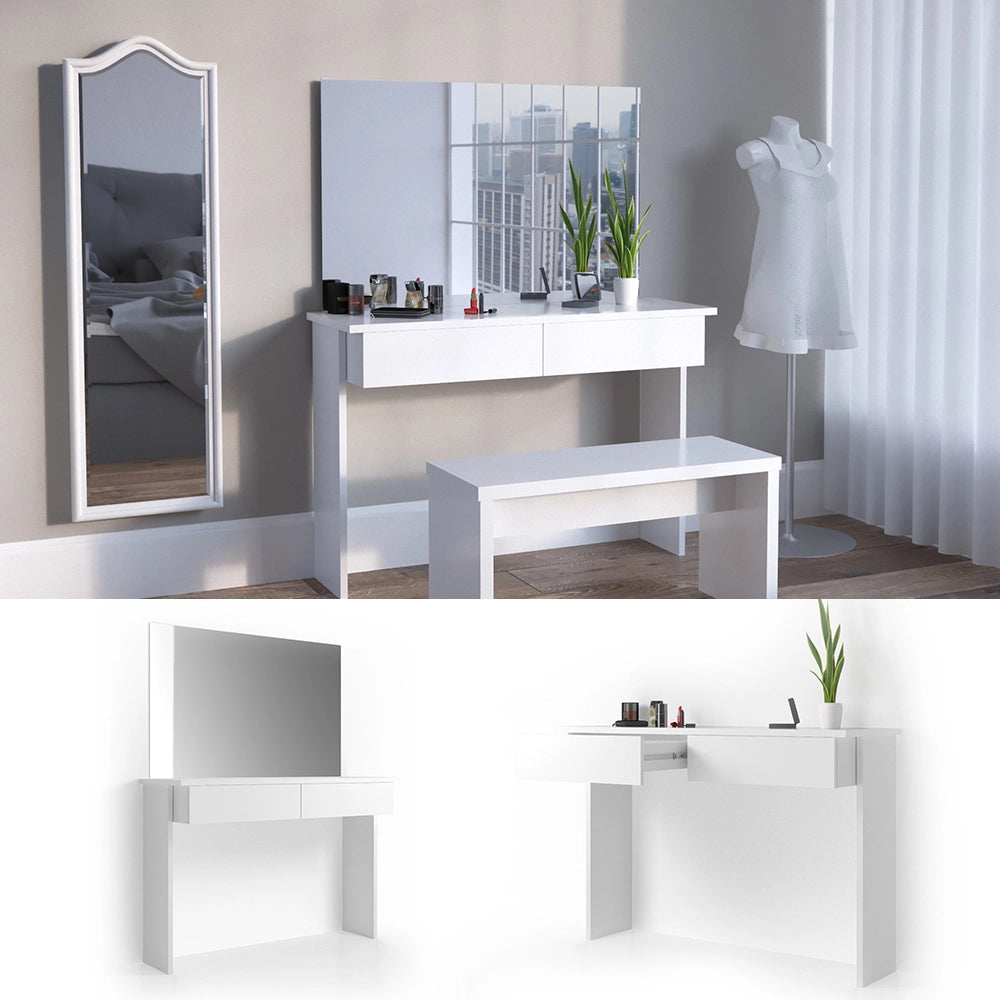 Vicco  Tavolo  da  toeletta  Bianco 120  cm