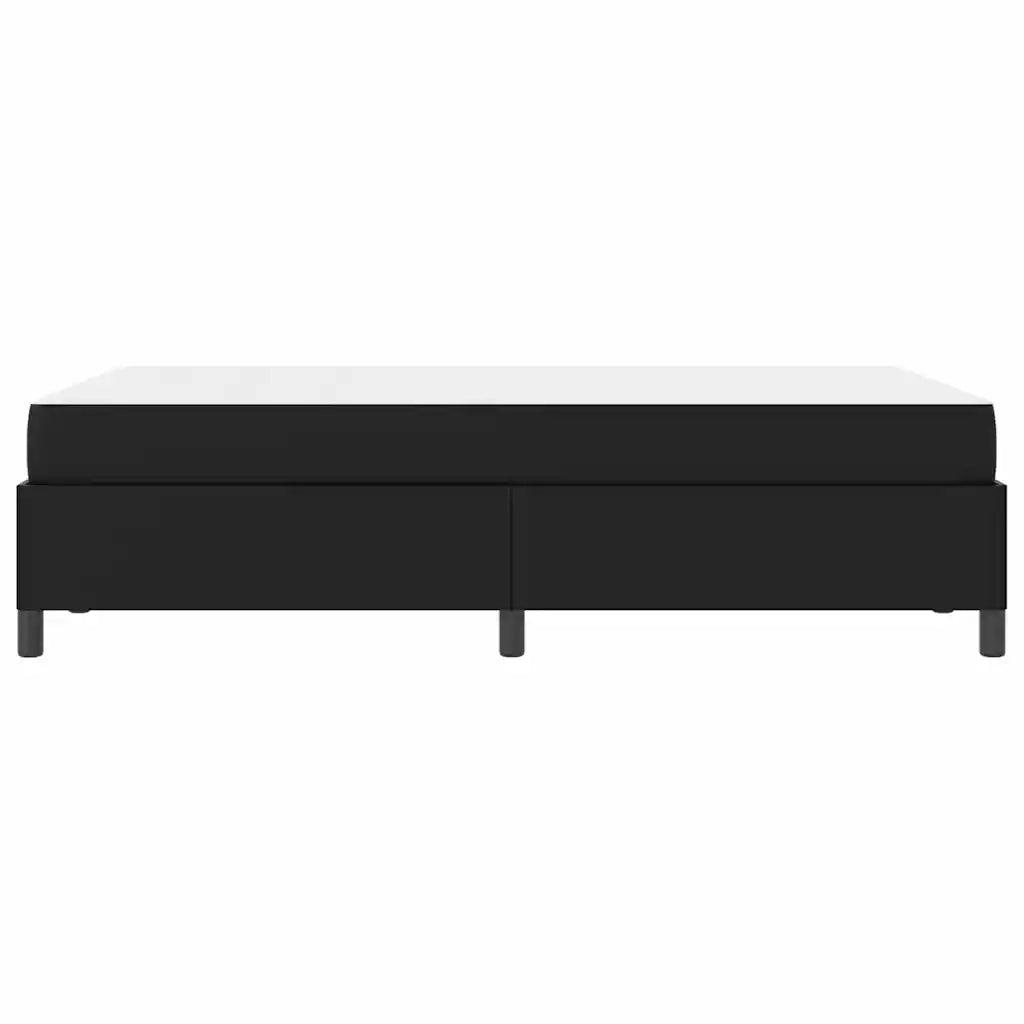 Struttura del letto con materasso Nero 120 x 200 cm Tessuto 3398994