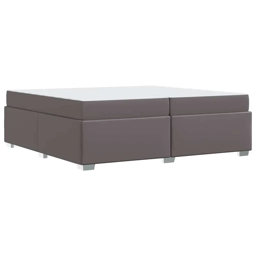 Struttura del letto con materasso Grigio 200 x 200 cm Tessuto 3399252