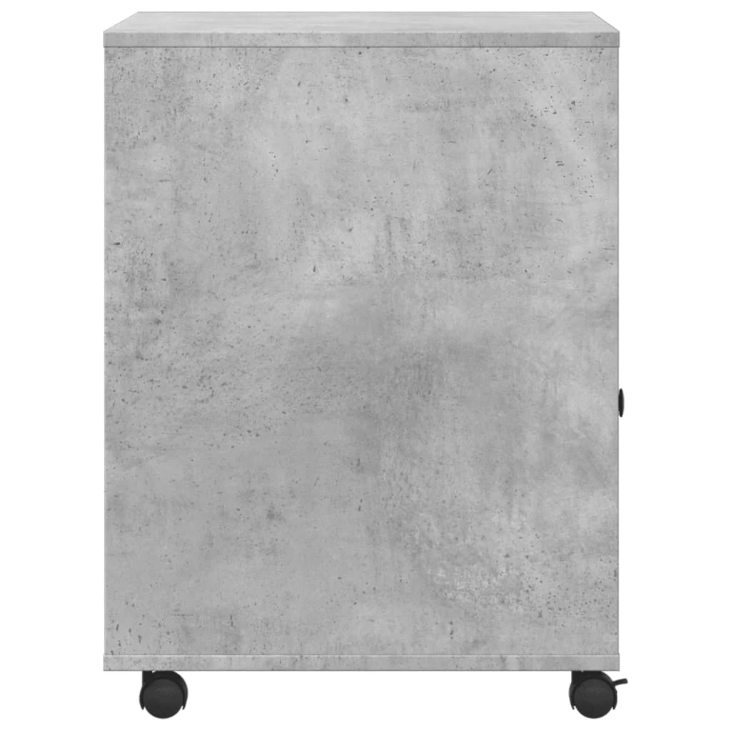 Supporto per stampante unità da scrivania con ruote 60 x 50 x 67 cm grigio 02_0044764