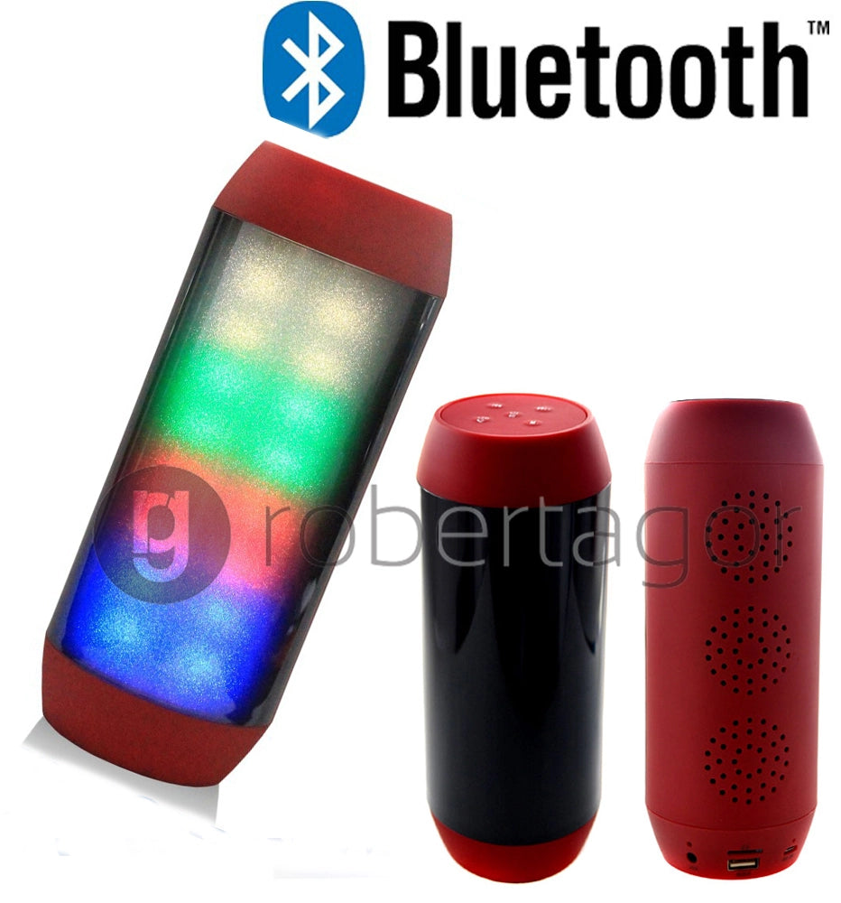 CASSA SPEAKER BLUETOOTH FM TF AUX USB VIVAVOCE LED IPOD SMARTPHONE TABLET V518