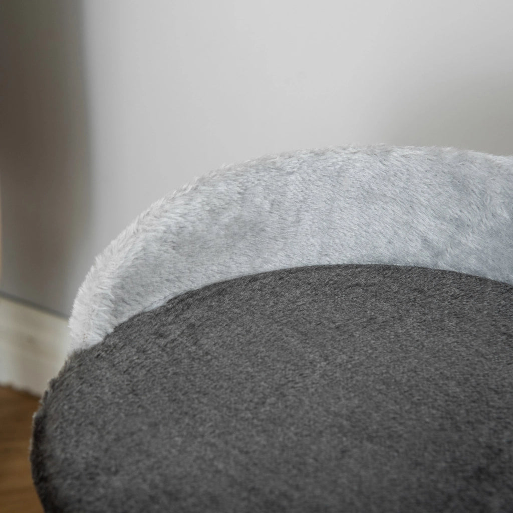 Arbre ¨¤ Chat con Piattaforma e Palla Sospesa ¨C zephmum ¨C Grigio Scuro in Sisal Naturale