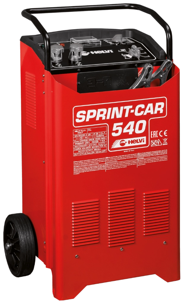 CARICABATTERIE/AVVIATORE SEMIPROFESSIONALE SPRINT CAR 540 60A 12/24V