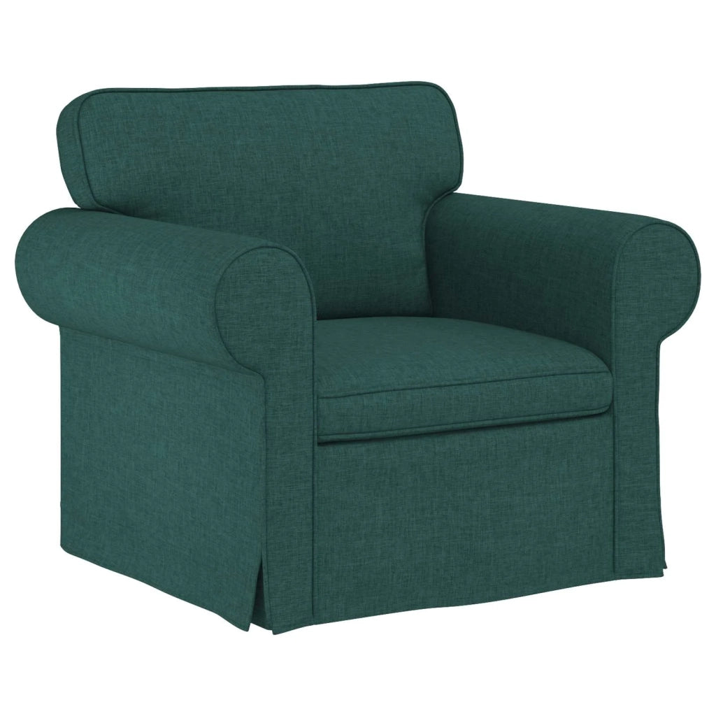 Divano Verde Scuro 95 x 82 x 80 cm Tessuto 42024295