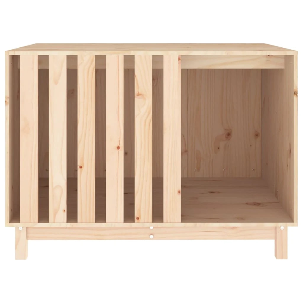 Cuccia per cani 100 x 70 x 72 cm in legno di pino massiccio marrone 02_0043434