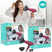 Trade Shop - Asciugacapelli Phon Professionale 4800w 2 Velocita' Beccucci Diffusore Tx-8080 -