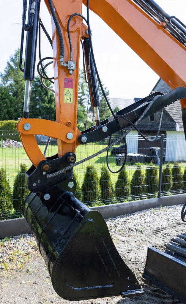 Benna da Scarpata 120 cm per Escavatori Fino a 4 Tonnellate – Costruzione in Acciaio, Verniciatura a Polvere