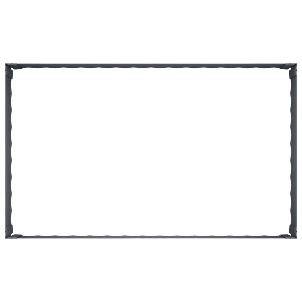 Bordura per Prato 4 pz 100 x 60 x 35 cm Acciaio Antracite 8008950