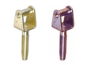 CAVALLOTTI CON RULLO E VITE ANUBA- - mm.15 di altezza - vite mm.35 acciaio ottonato - 10 pezzi IBFM