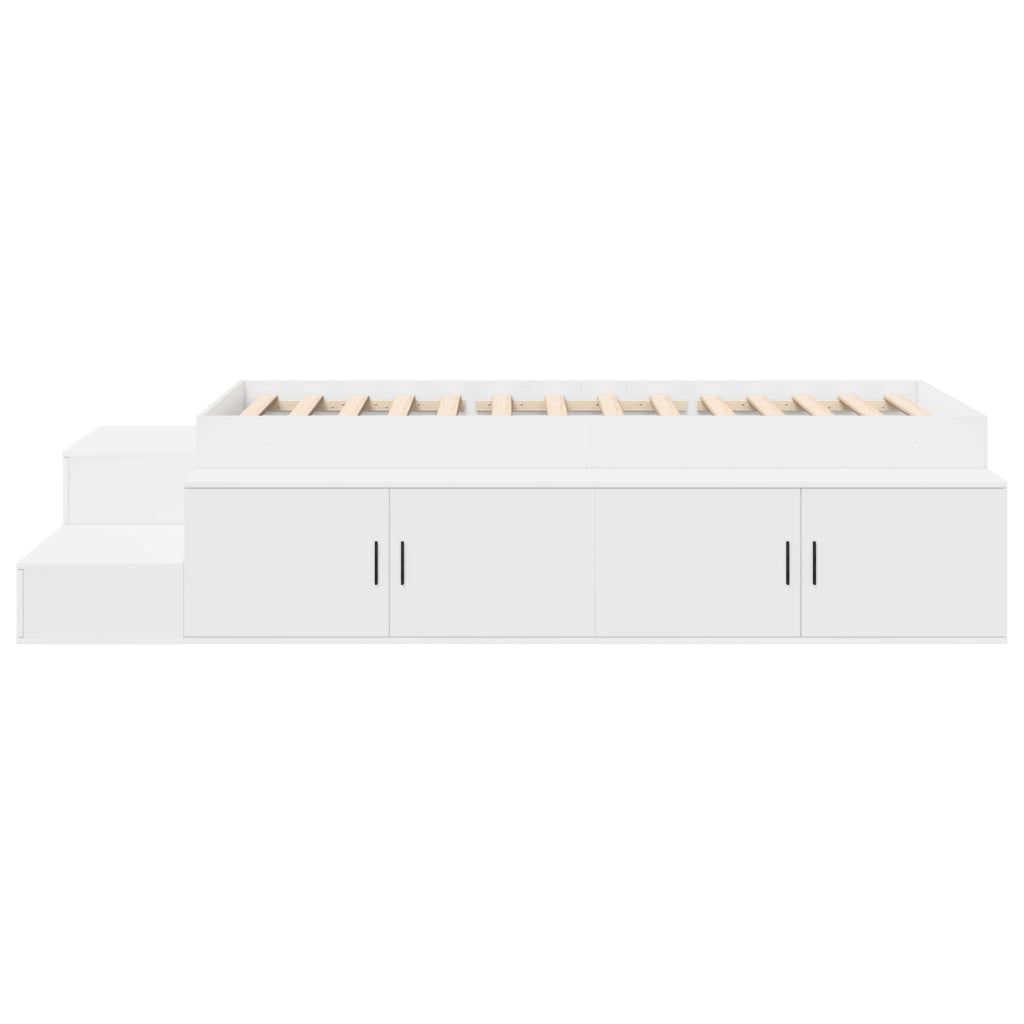 Struttura Letto con Contenitore Bianca 80x200 cm