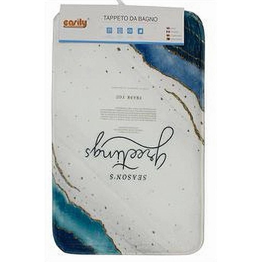 Trade Shop - Tappeto Tessuto Tappetino Arredo Bagno Antiscivolo 50x80cm Fantasie Varie 79446 -