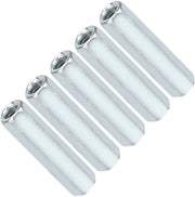 Set da 5 pezzi di mandrino M6 in acciaio di carbonio - mandrino a 6 facce - M6 x 40 - galvanizzato