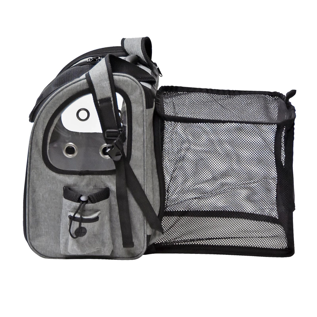 Fudajo Zaino porta animali estensibile Zaino per cani/gatti fino a 6kg Con rete e finestre