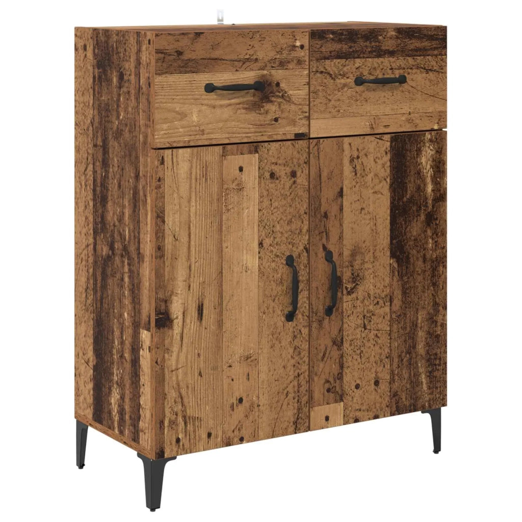Credenza | Madia | Buffet da pranzo | Armadio da pranzo Legno vecchio 69,5 x 34 x 90 cm Legno multistrato
