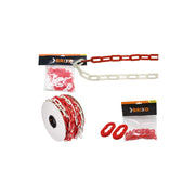 Catena Brixo PVC bianco/rossa Ø 6 mm lunghezza 25 m – segnaletica