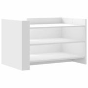 Tavolino da salotto | Tavolino da caff¨¨ | Tavolino da Soggiorno Bianco 80x50x50 cm in Legno Multistrato