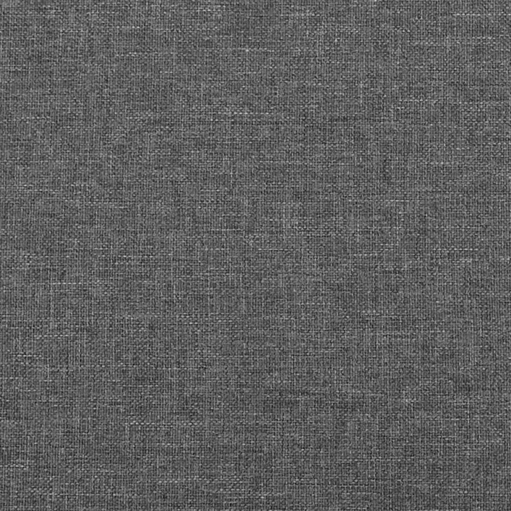 Giroletto a Molle con Materasso Grigio Scuro 120x190cm Tessuto 3269745