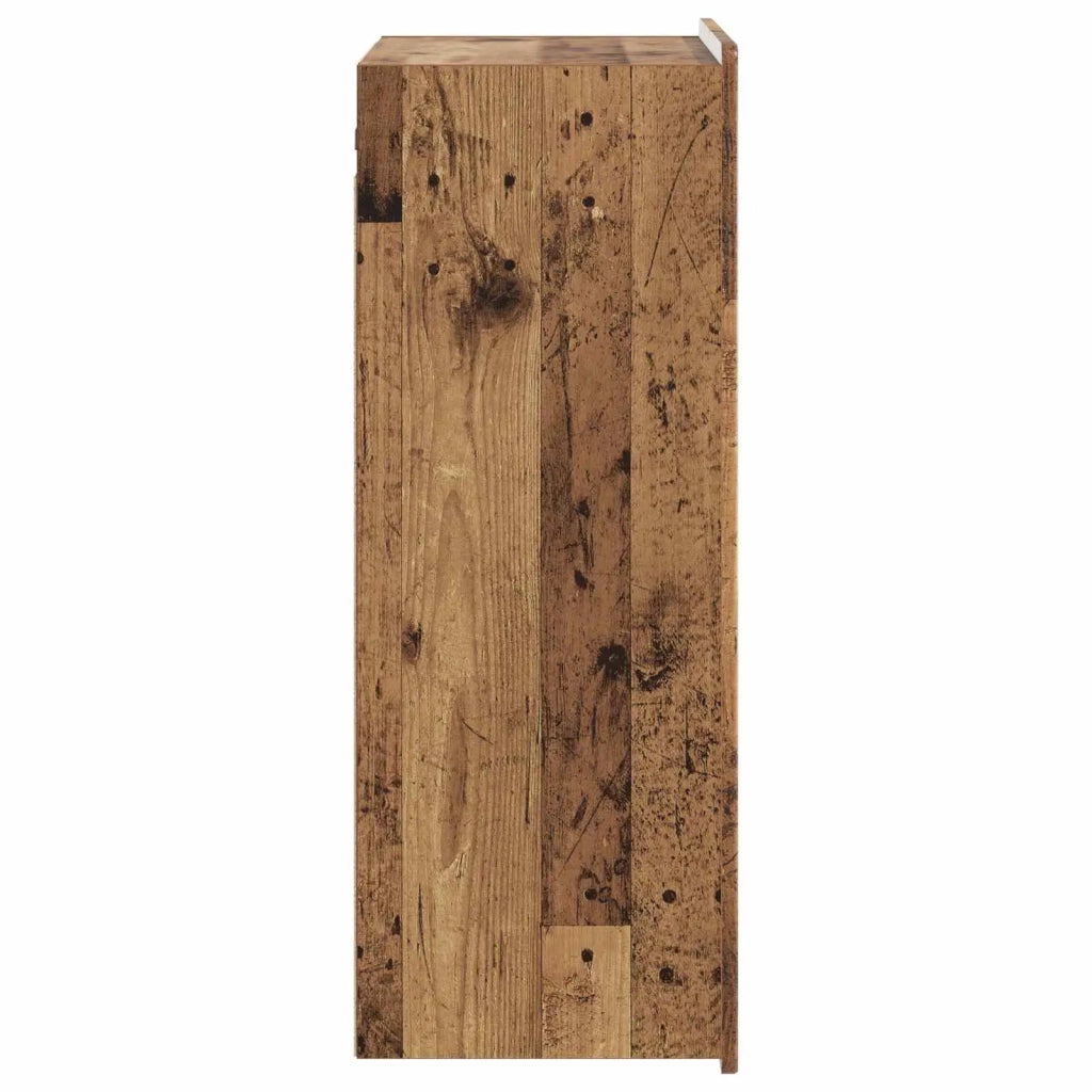 Mobiletto a muro Legno antico 66 x 34,5 x 92 cm 898233