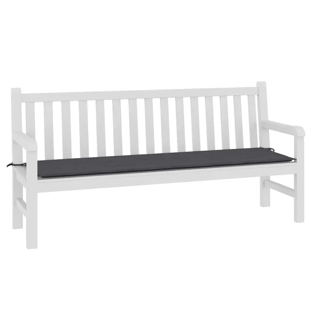 Cuscino per Panca | Cuscini per sedie Antracite 180x50x3 cm in Tessuto Oxford