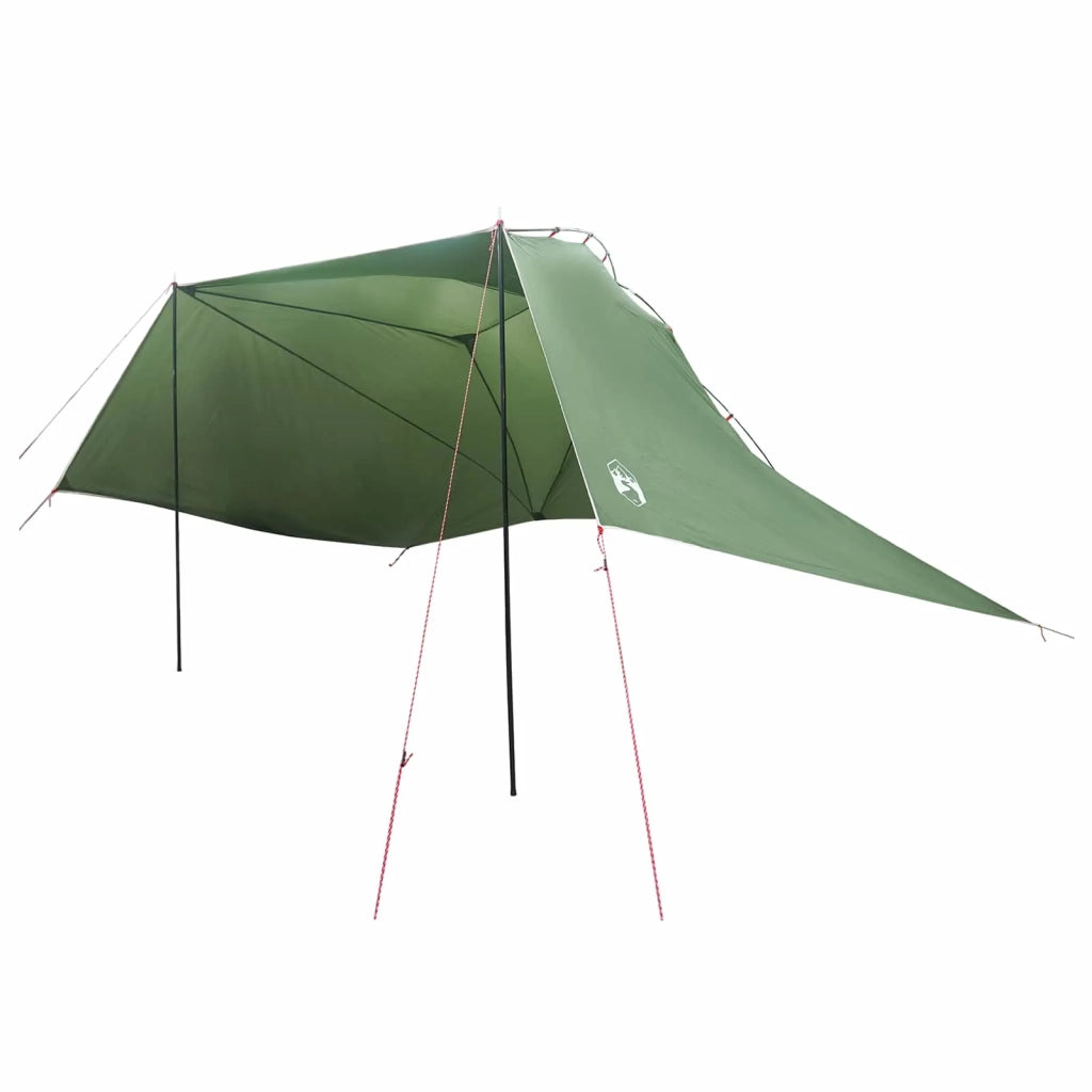 Tenda da auto con tetto Verde 350 x 250 cm Poliestere e Acciaio 42028551