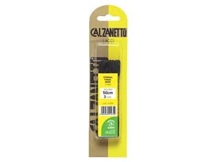 LACCIO SCARPA TONDO NERO CM.50- - in blister da 2 paia - 6 blister EBANO