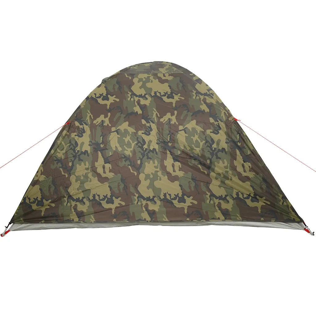 Tenda da Campeggio a Cupola 3 Persone Mimetica Impermeabile 4009617
