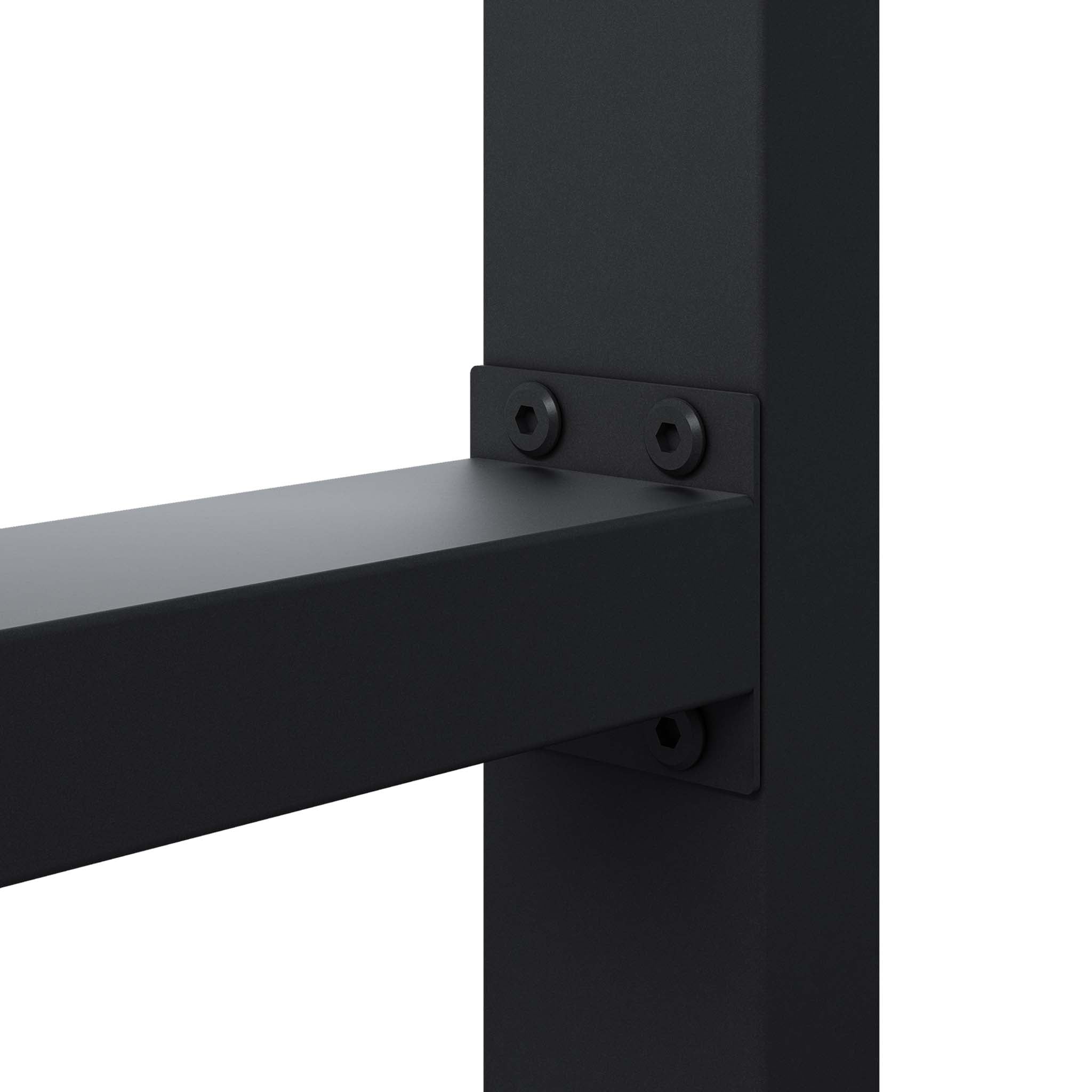 Base per tavolo 90x72 cm verniciatura a polvere nero Telaio per tavoli gambe tavolo