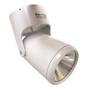 Trade Shop - Faretto Orientabile Track Spotlight 7w Bianco Supporto Muro Soffitto Luce 4500k 86111 -