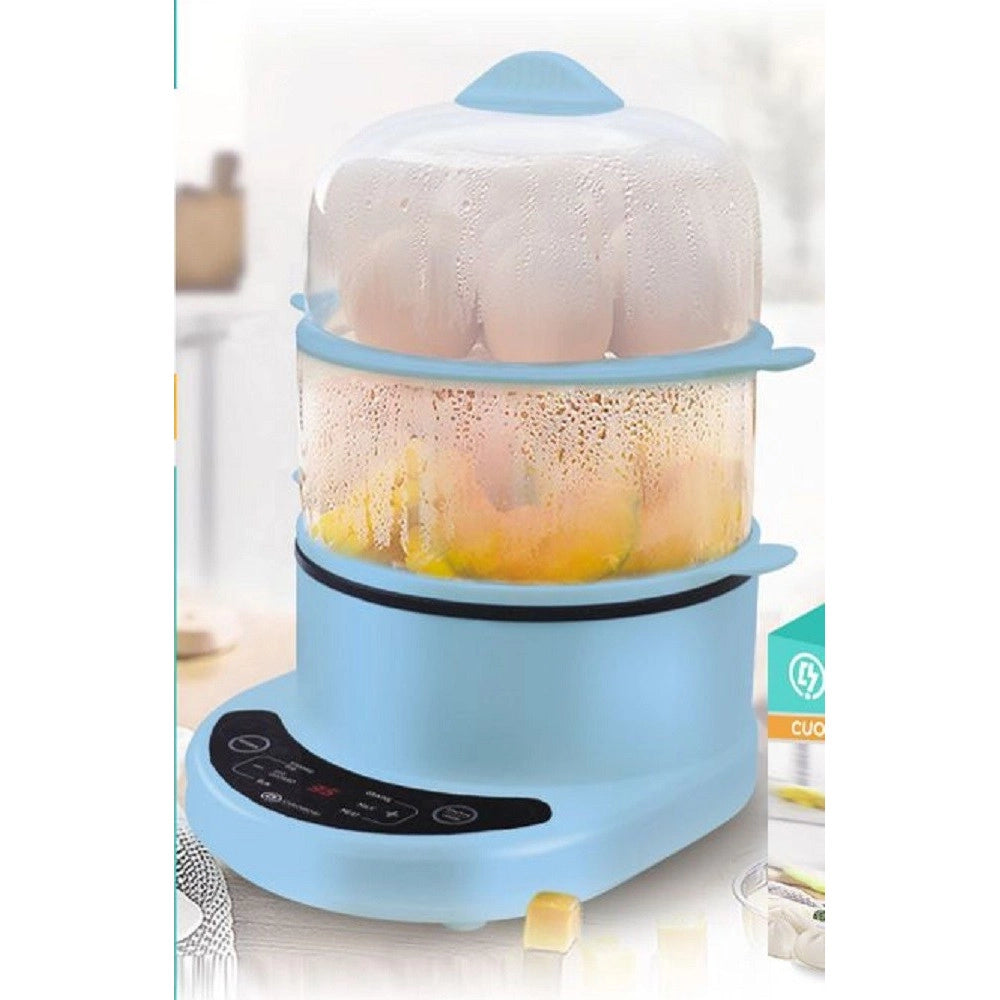 Trade Shop - Cuoci Uova Al Vapore Bollitore Elettrico 350 Watt Cuociuova 24x21x16.5cm Tx-8406 -