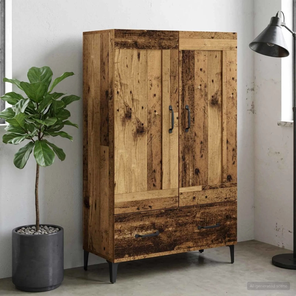 Credenza Legno antico 70 x 31 x 115 cm Legno ingegnerizzato 8009857