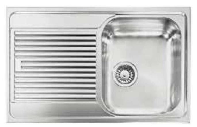 CM Zenith plus 79 x 50 1V Lavello ad incasso Rettangolare Acciaio inossidabile