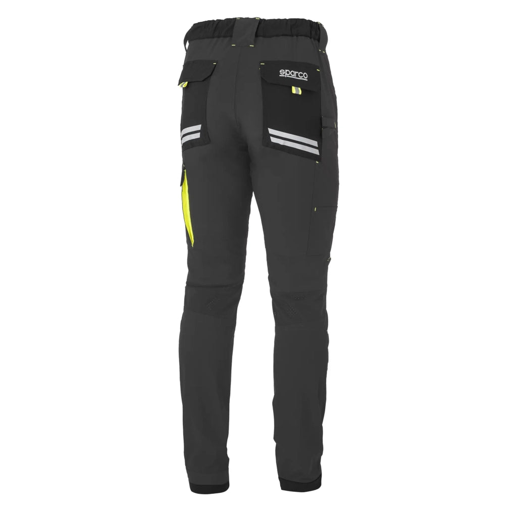 PANTALONE DA LAVORO KANSAS- - tg.XXL - grigio giallo - 1 pezzi SPARCO