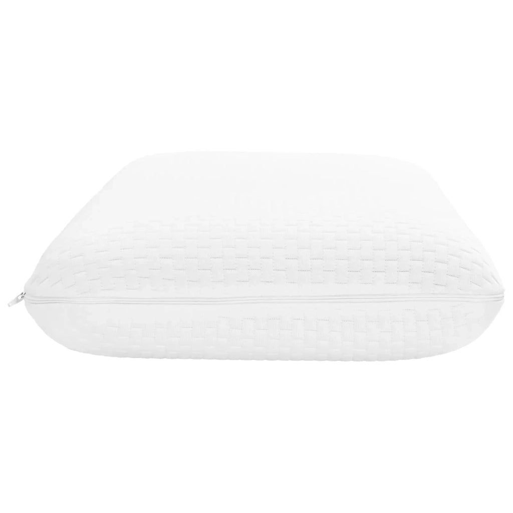 Cuscino da Letto Bianco 60 x 40 x 10 cm Schiuma Memory CFW9557199