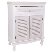 Mobile da ingresso in legno bianco 60x30x78h cm