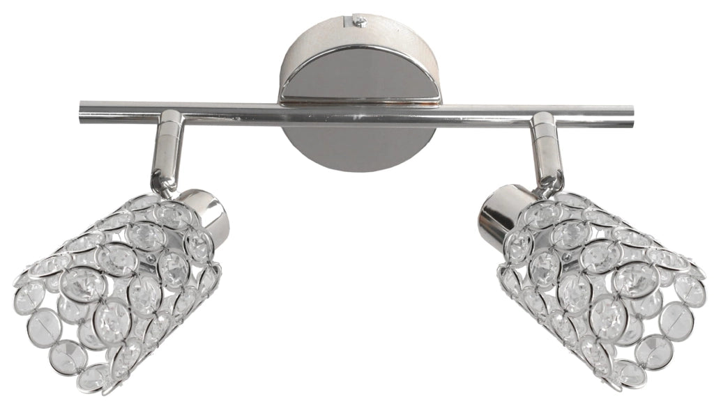 Plafoniera Candellux York 92-97395 cromo cristallo 2xG9
