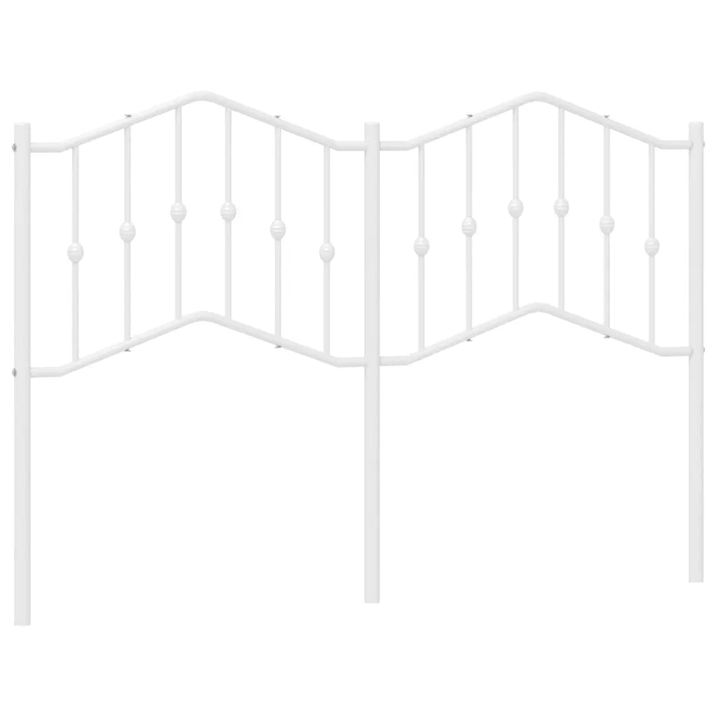 Testiera di Ricambio in Metallo Bianco 150 cm 373872